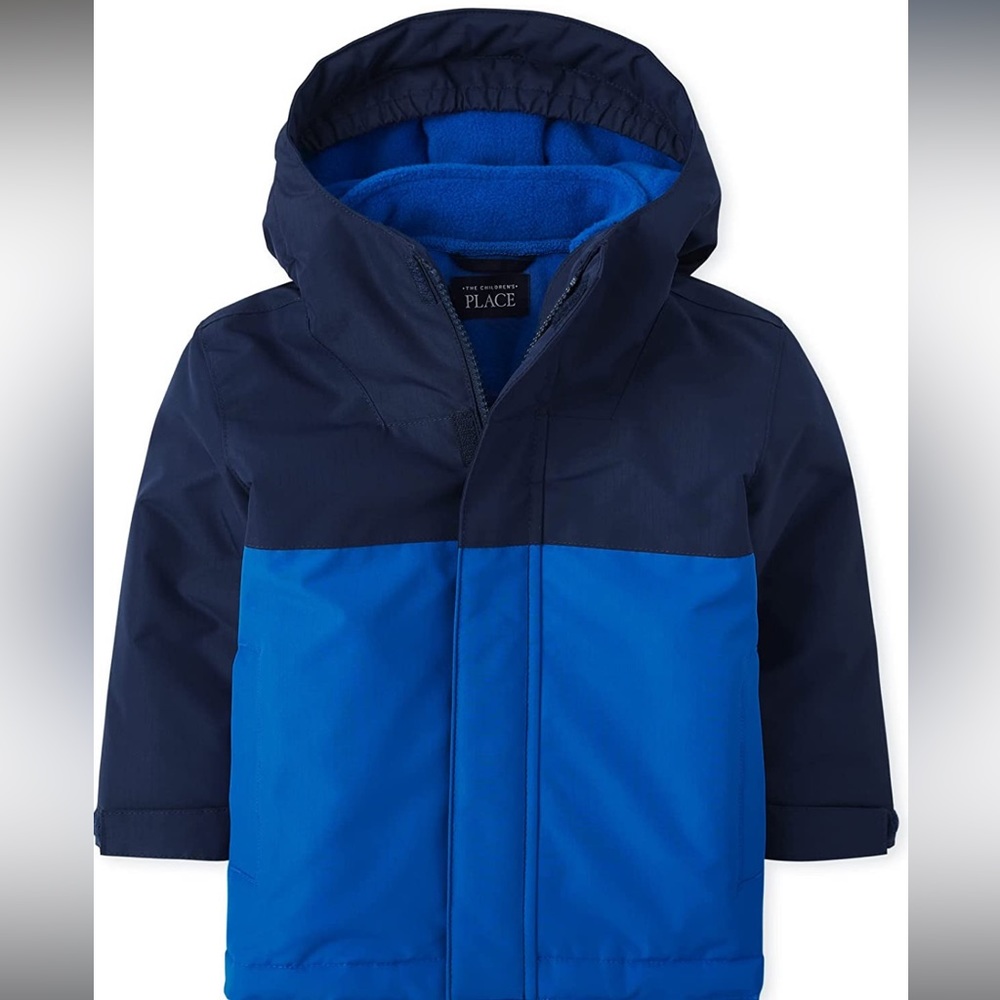 The Children's Place Heavy 3 in 1 Winter Jacket, nwt 12-18 months blue